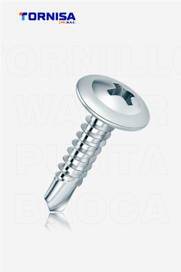 TORNILLOS WAFER PUNTA BROCA ZINCADA