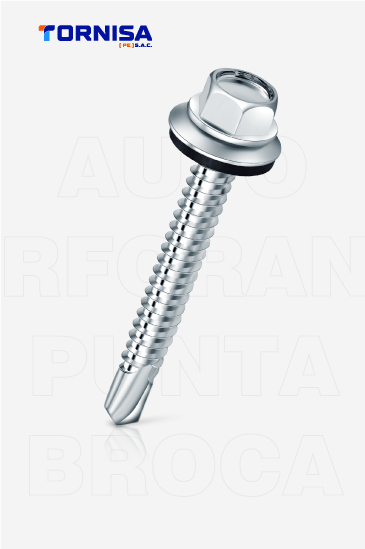 AUTOPERFORANTE PUNTA BROCA CON ARANDELA NEOPRENE