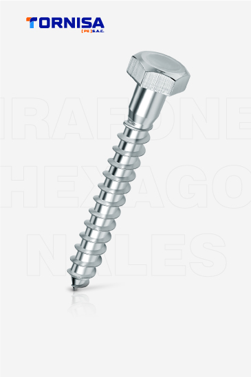 TIRAFONES HEXAGONALES <br> ZINCADOS