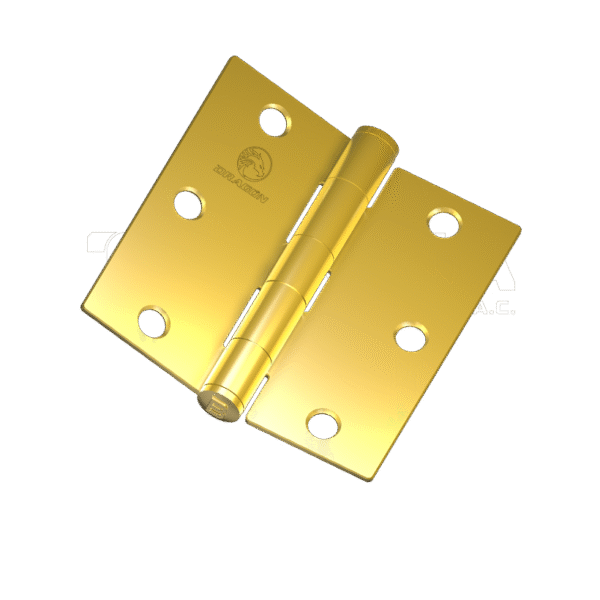 BISAGRAS CAPUCHINAS DORADAS 3 x 3