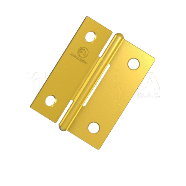 BISAGRAS CAPUCHINAS DORADAS ALA CHICA 1 1/2