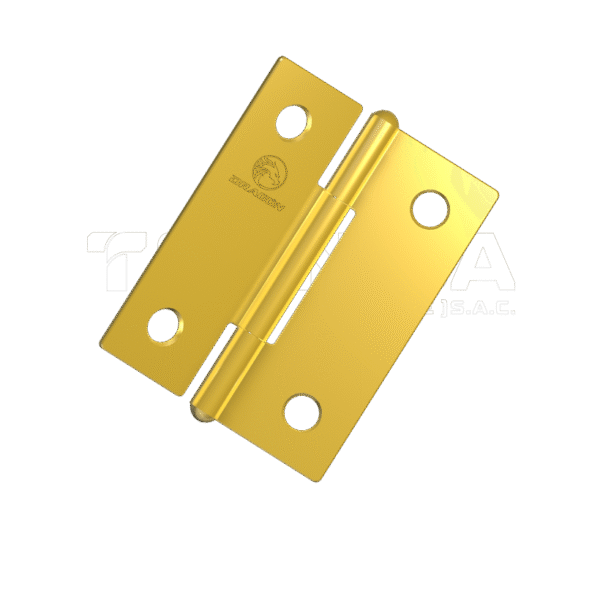 BISAGRAS CAPUCHINAS DORADAS ALA CHICA 2"