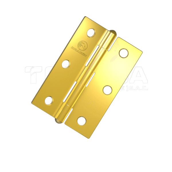 BISAGRAS CAPUCHINAS DORADAS ALA CHICA 2 1/2"