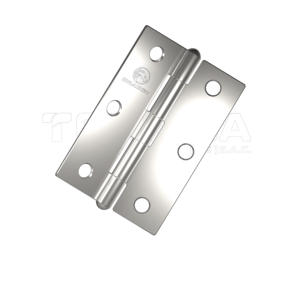 BISAGRAS FIJAS ALUMINIZADAS DE 3"